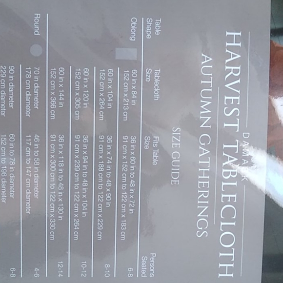 Wine colored Tablecloth - Picture 2 of 3